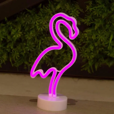 LED Flamingo Light My Store
