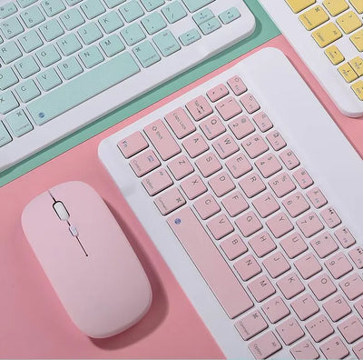 Can Be Connected To Mobile Phone Portable Mouse Set Mini Keyboard Sparktech