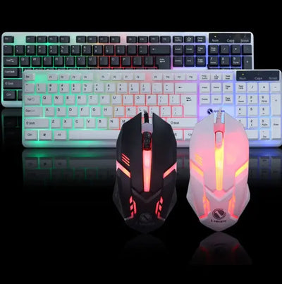 Backlit keyboard and mouse Sparktech