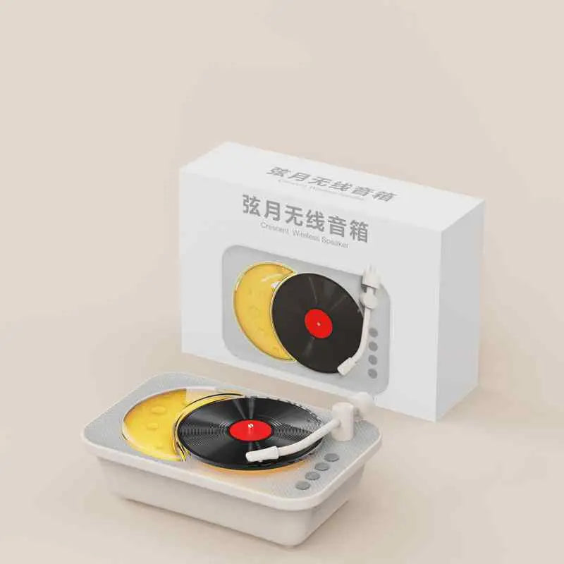 Aromatherapy Jukebox Bluetooth Wireless Desktop Retro CD Vinyl Speaker My Store