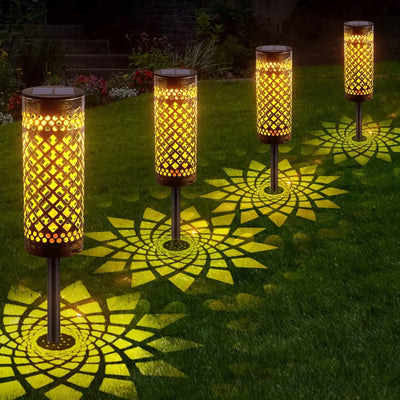 Metal Solar-powered Lawn Lamps Courtyard Decorative Waterproof My Store