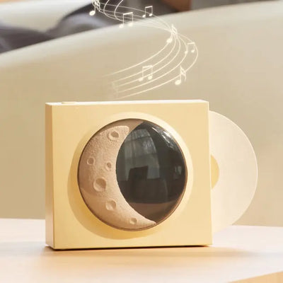 Moon Clock Bluetooth Speaker Vinyl Nostalgic Feelings High Volume Small Speaker My Store