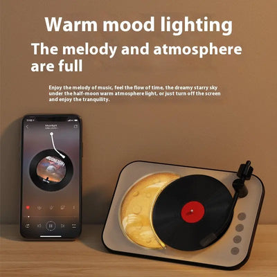 Aromatherapy Jukebox Bluetooth Wireless Desktop Retro CD Vinyl Speaker My Store